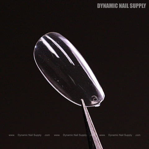 Natural Round (Short) Full Cover Soft-Gel Nail Tips (Black Box)