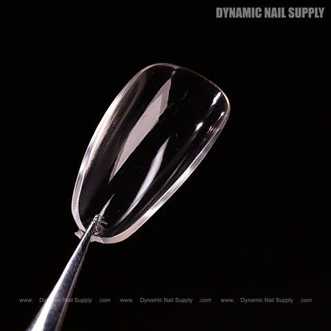 Natural Round (Short) Full Cover Soft-Gel Nail Tips (Black Box)