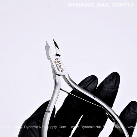 D01 - Jaw 12 - Professional Stainless Steel Cuticle Nippers with optimized blade for dead-skin