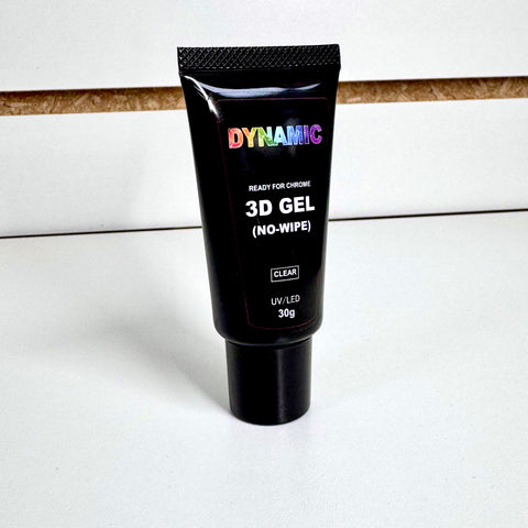 No-wipe 3D Gel (strong-hold) for Nail art Decoration & Chrome base