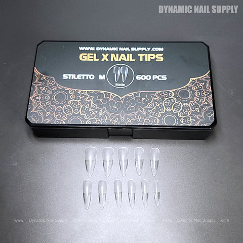 [Stiletto M] Full Cover Soft-Gel Nail Tips - 600 pcs