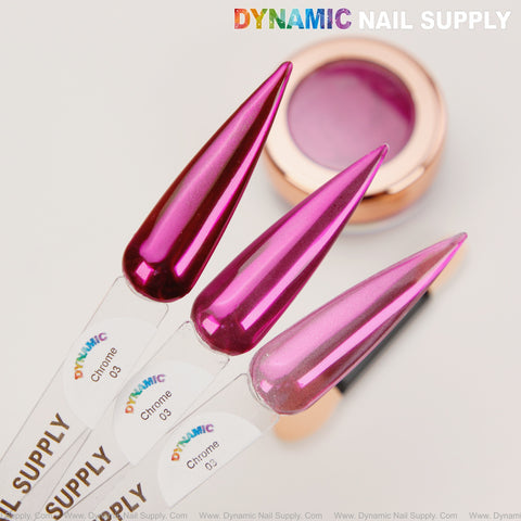 Colorful Nail Chrome Powder 03 - Ultra Fine Nail Shiny Design Powder