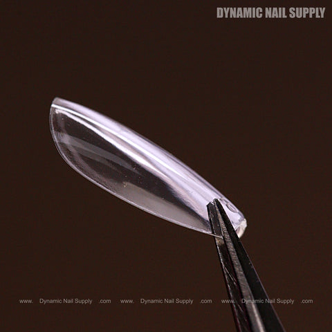 Natural Coffin (Short) Full Cover Soft-Gel Nail Tips (Black Box)