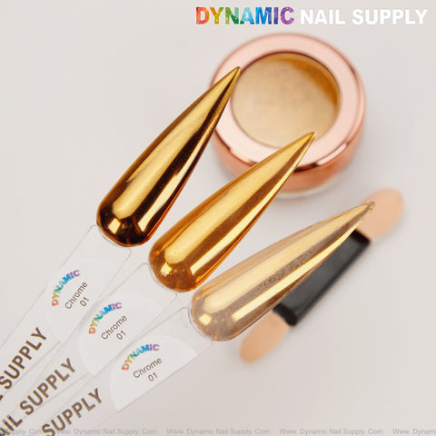 Colorful Nail Chrome Powder 01 - Ultra Fine Nail Shiny Design Powder