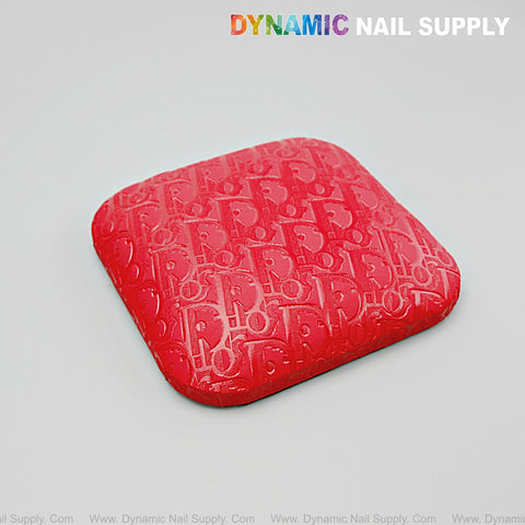 (Red Di0r Pattern) Elbow Pad for Nail Tech : Soft Pu Leather, Supportive, Built for Long Hours