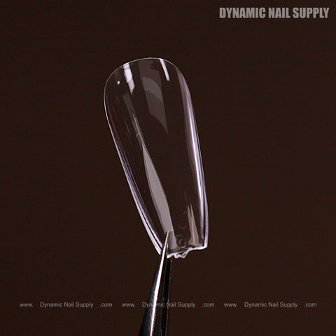 Natural Coffin (Medium) Full Cover Soft-Gel Nail Tips (Pink Box)