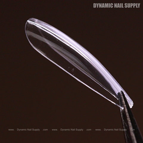 Natural Coffin (Medium) Full Cover Soft-Gel Nail Tips (Pink Box)