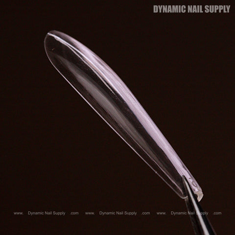 Natural Coffin (Long) Full Cover Soft-Gel Nail Tips (Black Box)