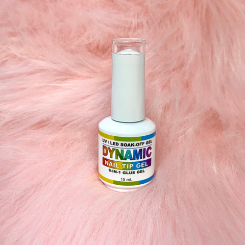 Multi-function 6-in-1 Glue Gel for Gel-X Tips , Build-up extension , Rhinestones glue