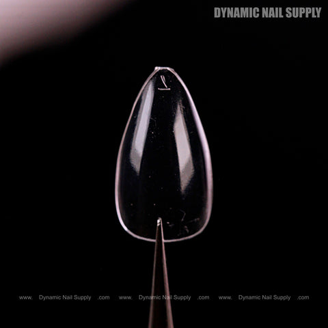 Natural Almond (Short) Full Cover Soft-Gel Nail Tips (Black Box)