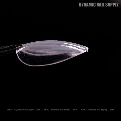 Natural Almond (Short) Full Cover Soft-Gel Nail Tips (Black Box)