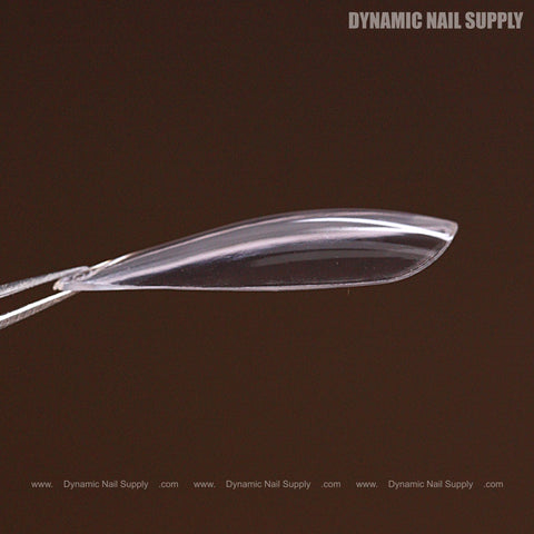 Natural Almond (Long) Full Cover Soft-Gel Nail Tips (Black Box)