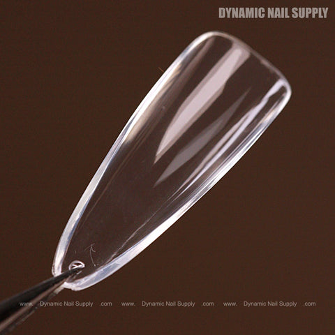 Natural Almond (Long) Full Cover Soft-Gel Nail Tips (Black Box)