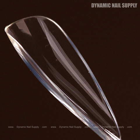 Natural Almond (Long) Full Cover Soft-Gel Nail Tips (Black Box)