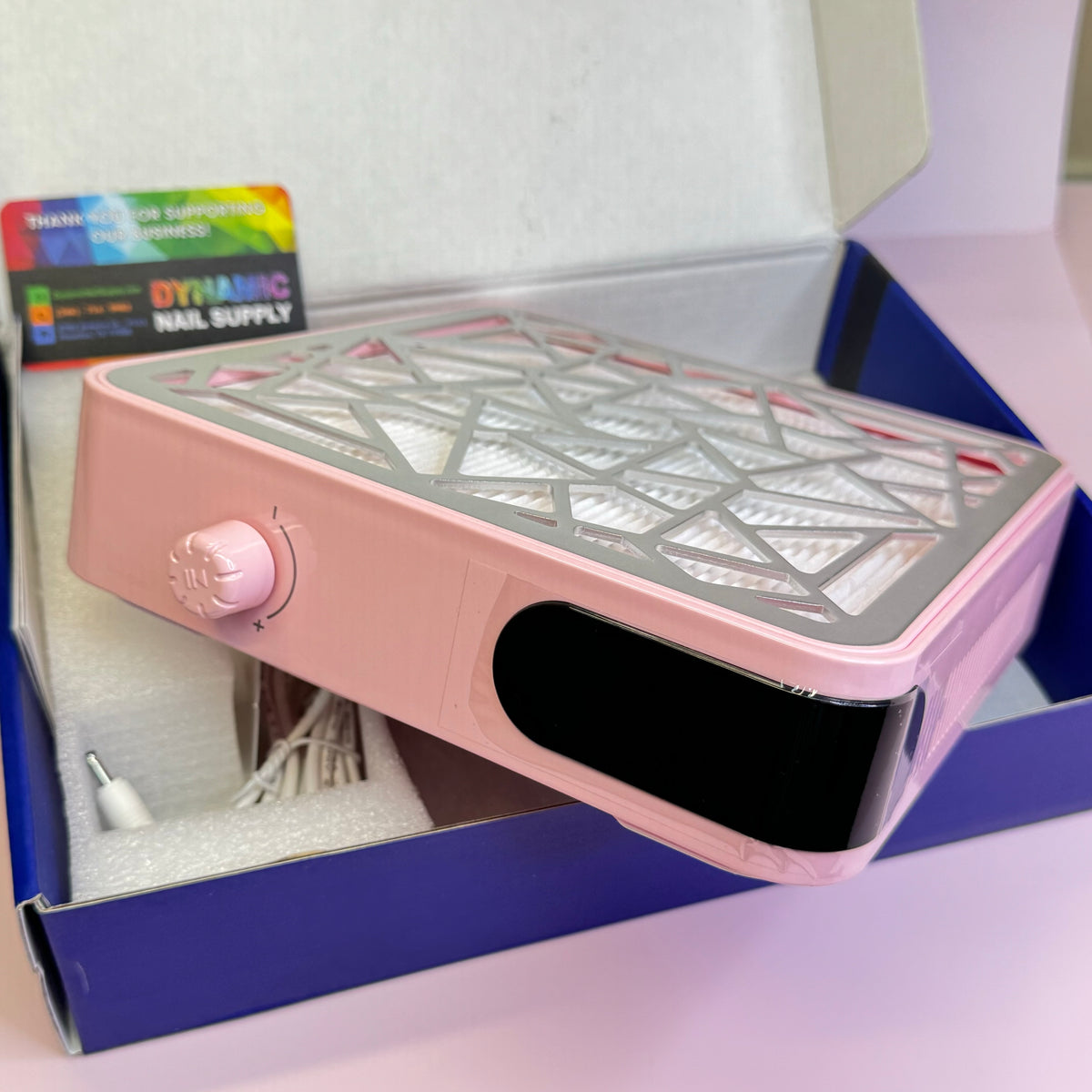 Nail Dust Collector (Reusable Filter , Easy to clean) with Powerful Va ...