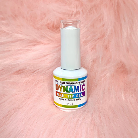 Multi-function 6-in-1 Glue Gel for Gel-X Tips , Build-up extension , Rhinestones glue