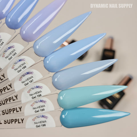 Dynamic No-HEMA Gel Polish - Color 181 to 190