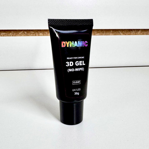 No-wipe 3D Gel (strong-hold) for Nail art Decoration & Chrome base