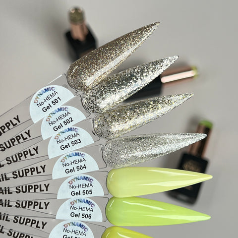 Dynamic No-HEMA Gel Polish - Color 501 to 510