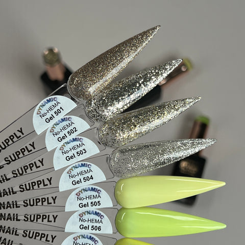 Dynamic No-HEMA Gel Polish - Color 501 to 510