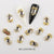 20 pcs / 1 bag of Unique shape Charms for Nails Art Design
