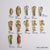 20 pcs San Judas charms for Vintage Nails Design