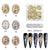 (Small version) 12 pcs bag Virgin Mary charms for Religious nails design