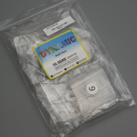 3XL Square Tips (Non C-Curve) - XXXL Straight flatter and easier to apply