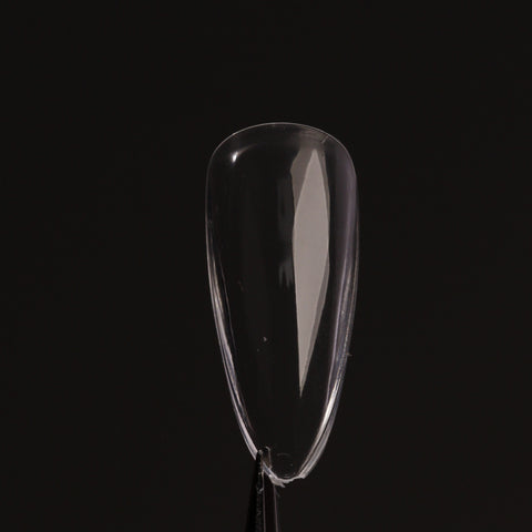 Natural Stiletto (Short) Full Cover Soft-Gel Nail Tips (Pink Box)