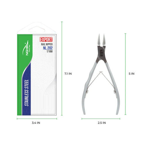 NL.202 17MM - NGHIA Professional Nail Nipper Medical Grade Stainless Steel