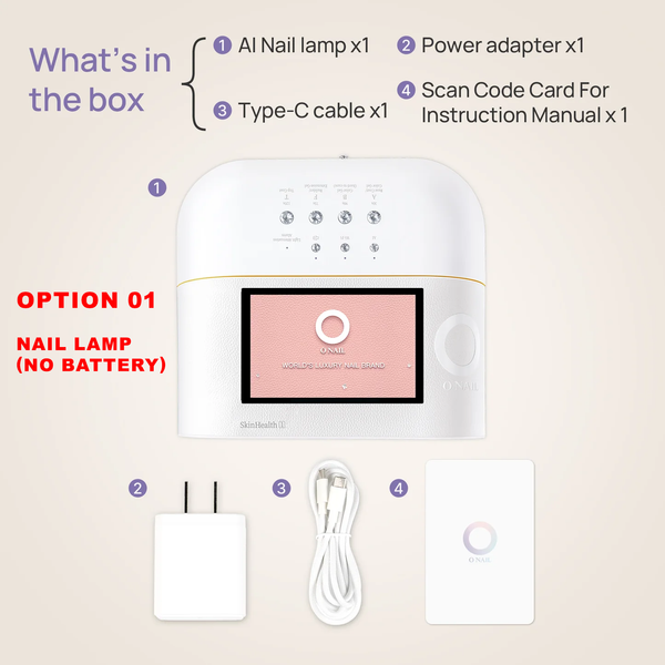 ONAIL AI Camera Nail Lamp UV/LED : Professional & Healthier for