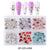 60 pcs Luxury Water Drop Shape Nail Charms with Rhinestone for Designer
