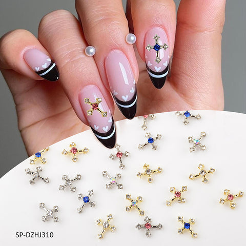 20 pcs of Cross Charms for Nails Art Design (Crosses)
