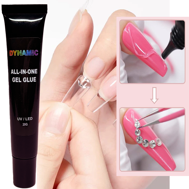 Dynamic Nail Supply Nail Tips Glue Gel