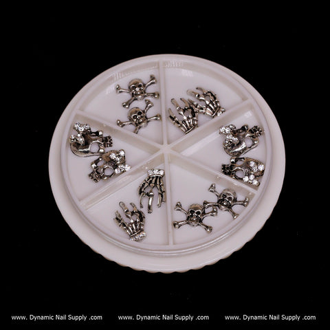 Halloween Nails 3D Charms (Skulls / Claws)