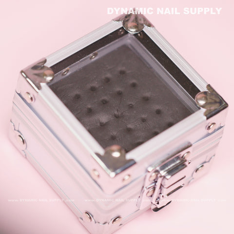 Aluminum Nail Drill Bit Storage Box – Holder for 25 carbides (Does not include bits)