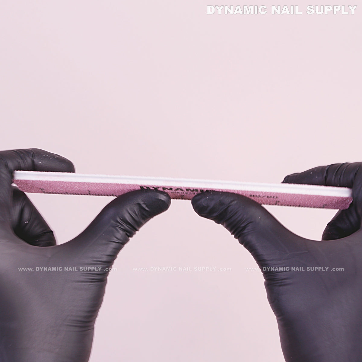 Square Nail files Grit 60/60 Extreme Coarse - Pack 25 - Pink - Double ...