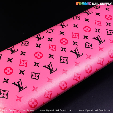 (R017 hotpink LV) Leather Armrest with Cushion Pillow for Pedicure Manicure (Reposabrazos Para Manicura)