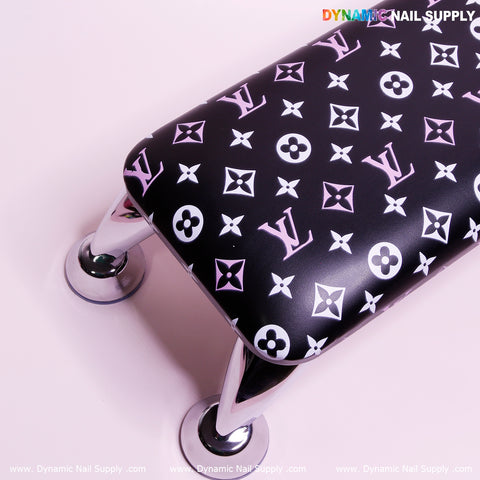 Black LV PU Leather Handrest Armrest for Pedicure and Manicure service (Reposabrazos Para Manicura salon) (Copy)