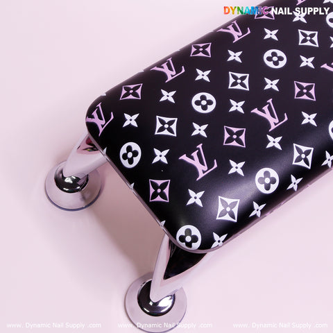 Black LV PU Leather Handrest Armrest for Pedicure and Manicure service (Reposabrazos Para Manicura salon) (Copy)