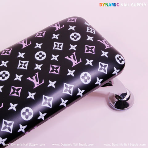 Black LV PU Leather Handrest Armrest for Pedicure and Manicure service (Reposabrazos Para Manicura salon) (Copy)