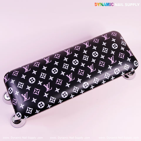 Black LV PU Leather Handrest Armrest for Pedicure and Manicure service (Reposabrazos Para Manicura salon) (Copy)