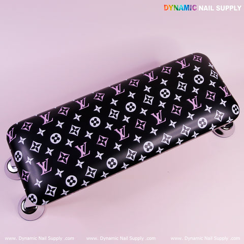 Black LV PU Leather Handrest Armrest for Pedicure and Manicure service (Reposabrazos Para Manicura salon) (Copy)