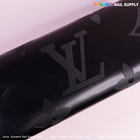 LV black PU Leather Armrest Pillow for Pedicure and Manicure (Reposabrazos Para Manicura salon)