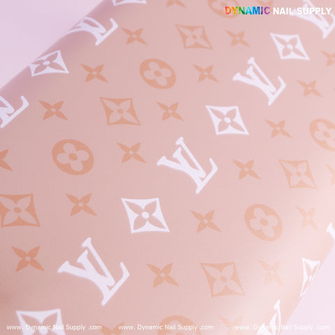 LV light brown PU Leather Armrest Pillow for Pedicure and Manicure (Reposabrazos Para Manicura salon)