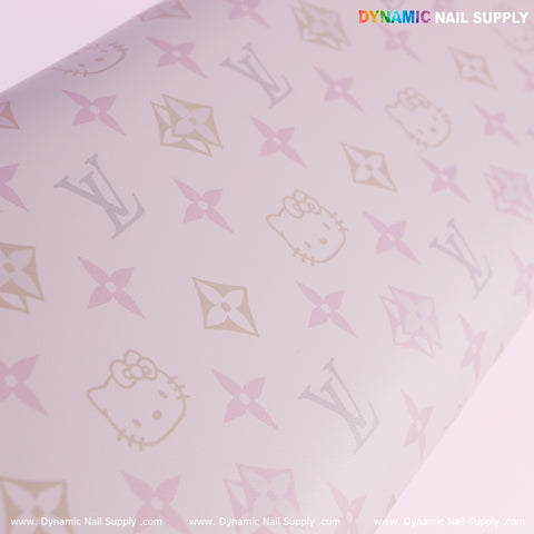 Violet Cat&LV PU Leather Armrest with Pillow for Pedicure and Manicure (Reposabrazos Para Manicura)