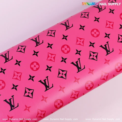 (R017 hotpink LV) Leather Armrest with Cushion Pillow for Pedicure Manicure (Reposabrazos Para Manicura)
