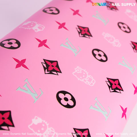 Cat face and LV Microfiber Leather Armrest with Resting Pillow for Pedicure and Manicure (Reposabrazos Para Manicura)