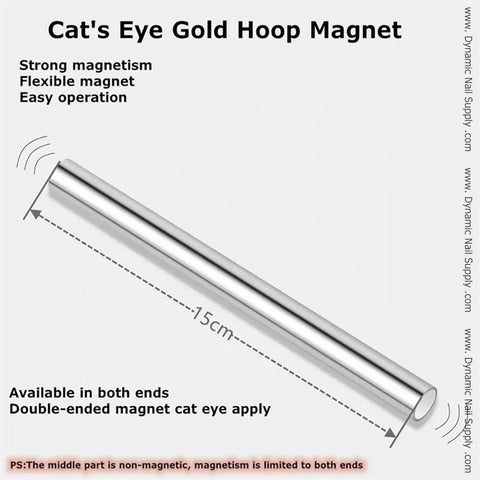 Super Long Magnet Tool Bar for Cat eye gel polish (Steel Magnet Stick)