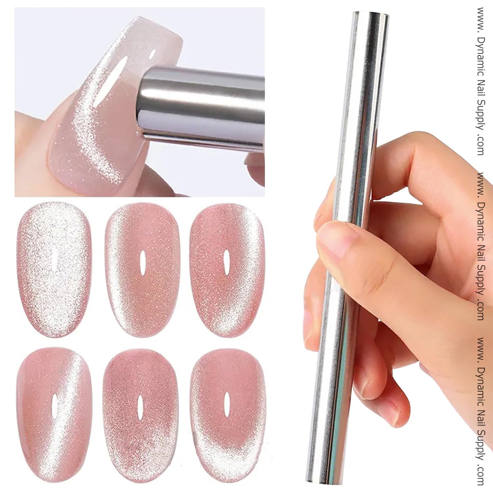 16-teiliges Nageldesign-Set Mit Magnetstiften – Für Cat-Eye-Effekt Mit UV-Gel Oder Lack!